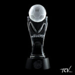 Trofeo de futbol de cristal - Imagen 3