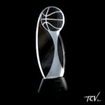 Trofeo de basketball de cristal - Imagen 2