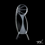 Trofeo de basketball de cristal - Imagen 3